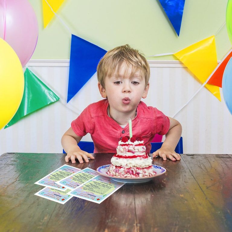 картинка Карточки для заполнения "Мои пожелания в День Рождения. Веселая Компания" (5 шт) #Арт.83073 от магазина HappyLine-media.ru